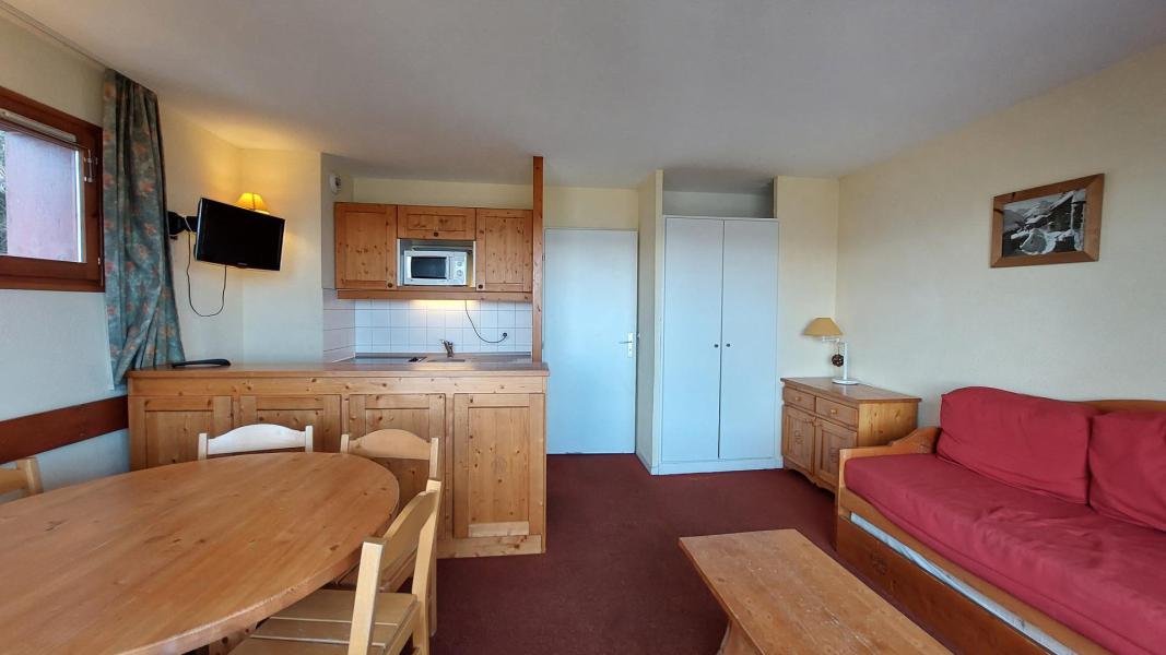 Ski verhuur Appartement 3 kamers 6 personen (416) - Résidence le Ruitor - Les Arcs - Woonkamer