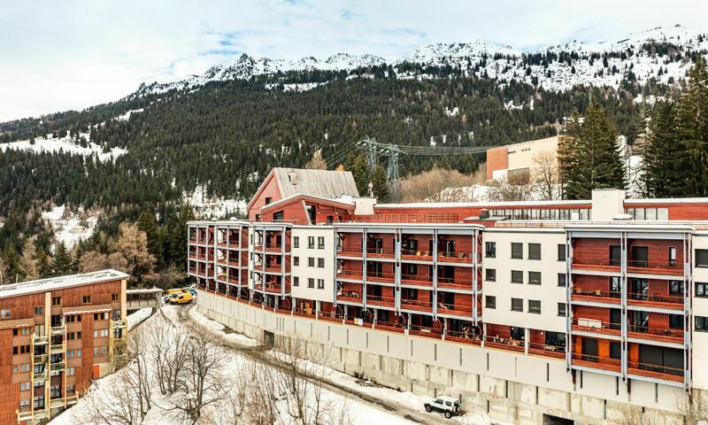 Location au ski Résidence les Chardons - MH - Les Arcs - Extérieur hiver