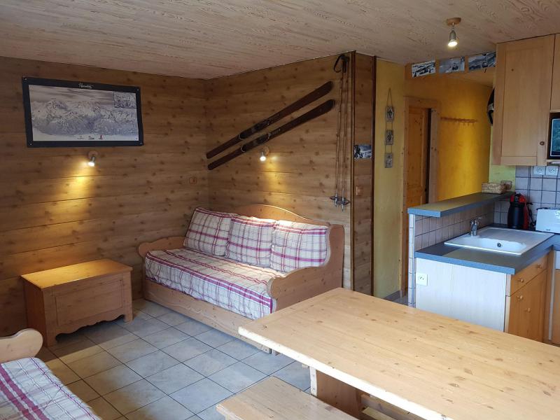 Skiverleih 2-Zimmer-Appartment für 4 Personen (327R) - Résidence les Charmettes - Les Arcs - Wohnzimmer