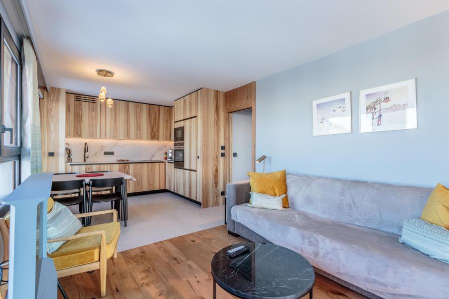 Rent in ski resort 3 room apartment 4 people (C10) - Résidence les Cristaux - Les Arcs - Living room