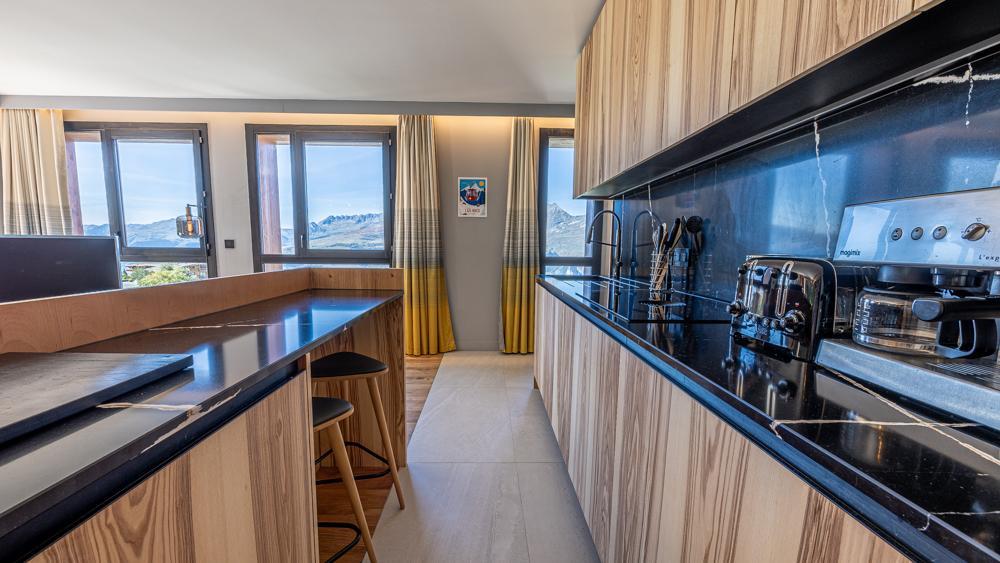 Rent in ski resort 5 room apartment 8 people (B10) - Résidence les Cristaux - Les Arcs