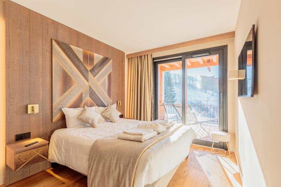 Alquiler al esquí Apartamento 3 piezas para 4 personas (A20) - Résidence les Cristaux - Les Arcs - Habitación
