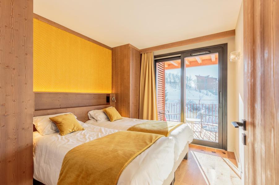 Ski verhuur Appartement 3 kamers 4 personen (A20) - Résidence les Cristaux - Les Arcs - Kamer