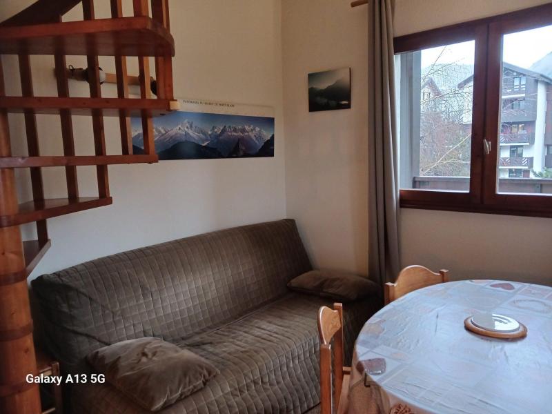 Ski verhuur Appartement 1 kamers mezzanine 5 personen (417) - Résidence les Glières - Les Arcs - Woonkamer
