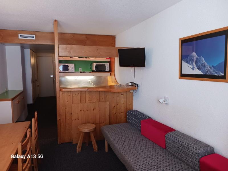 Ski verhuur Appartement 2 kamers 7 personen (860) - Résidence les Lauzières - Les Arcs - Woonkamer