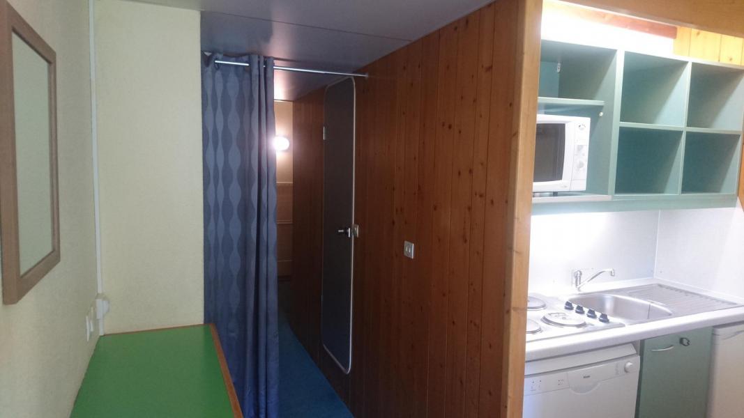 Rent in ski resort Studio sleeping corner 5 people (166) - Résidence les Lauzières - Les Arcs - Kitchen