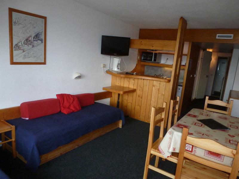Rent in ski resort Studio sleeping corner 5 people (499) - Résidence les Lauzières - Les Arcs - Living room
