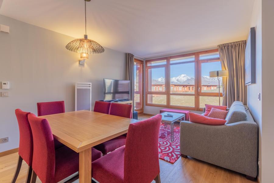 Rent in ski resort 4 room apartment 6 people (602) - Résidence les Monarques - Les Arcs - Dining area