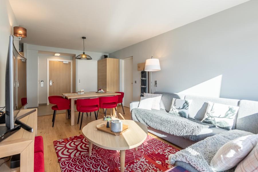 Skiverleih 4-Zimmer-Appartment für 6 Personen (717) - Résidence les Monarques - Les Arcs - Wohnzimmer