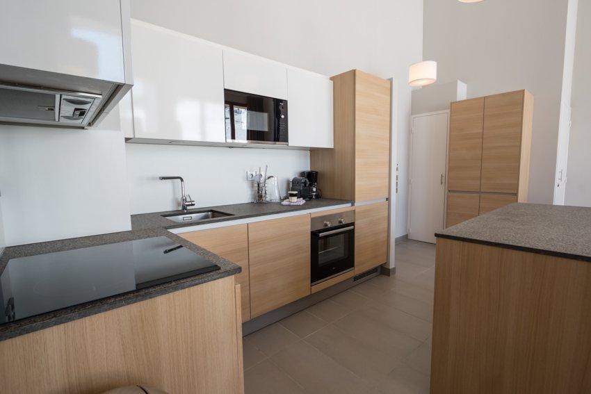 Alquiler al esquí Apartamento 5 piezas 7-9 personas (501) - Résidence les Monarques - Les Arcs - Cocina