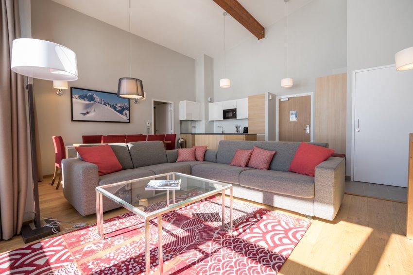 Alquiler al esquí Apartamento 5 piezas 7-9 personas (501) - Résidence les Monarques - Les Arcs - Estancia