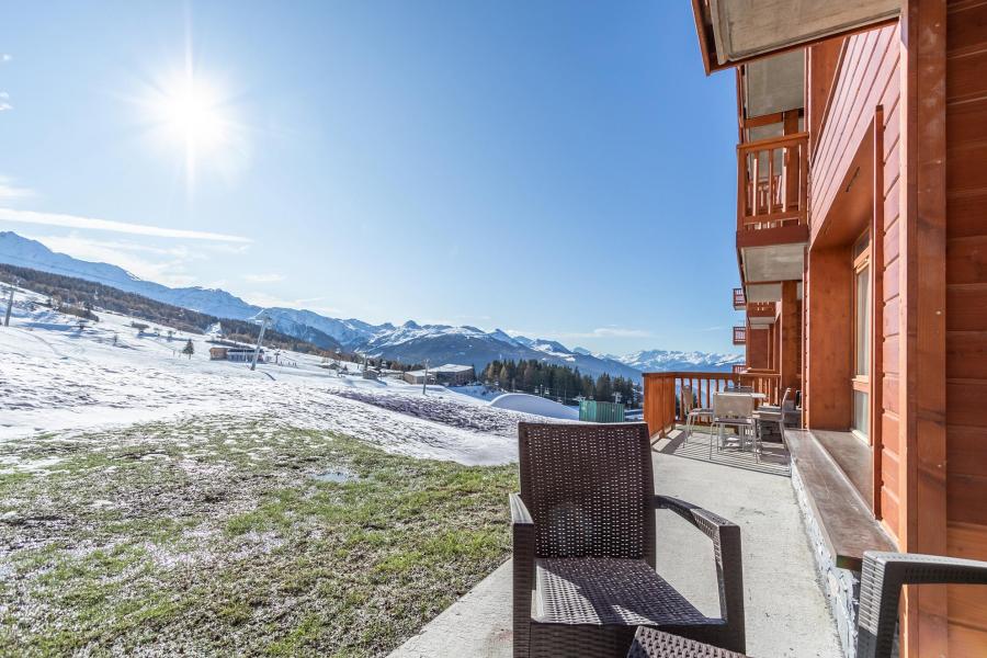 Ski verhuur Appartement 4 kamers 6 personen (717) - Résidence les Monarques - Les Arcs - Terras