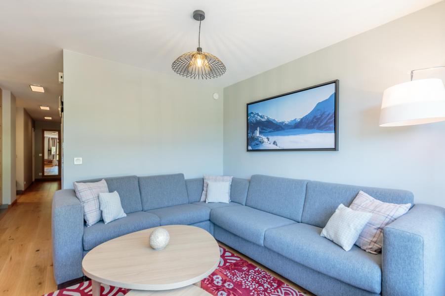 Ski verhuur Appartement 4 kamers 7 personen (912) - Résidence les Monarques - Les Arcs - Woonkamer