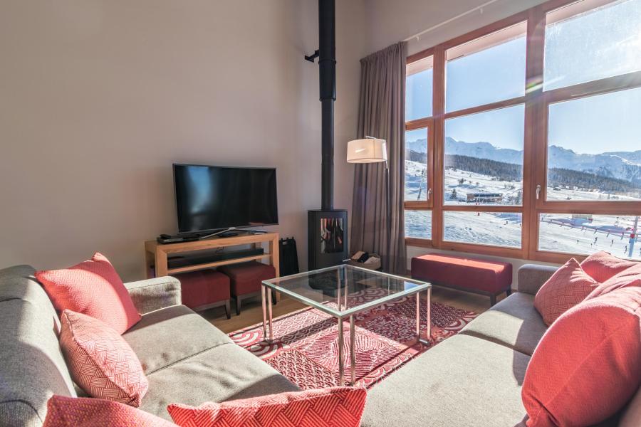 Ski verhuur Appartement 5 kamers 8 personen (703) - Résidence les Monarques - Les Arcs - Salontafel