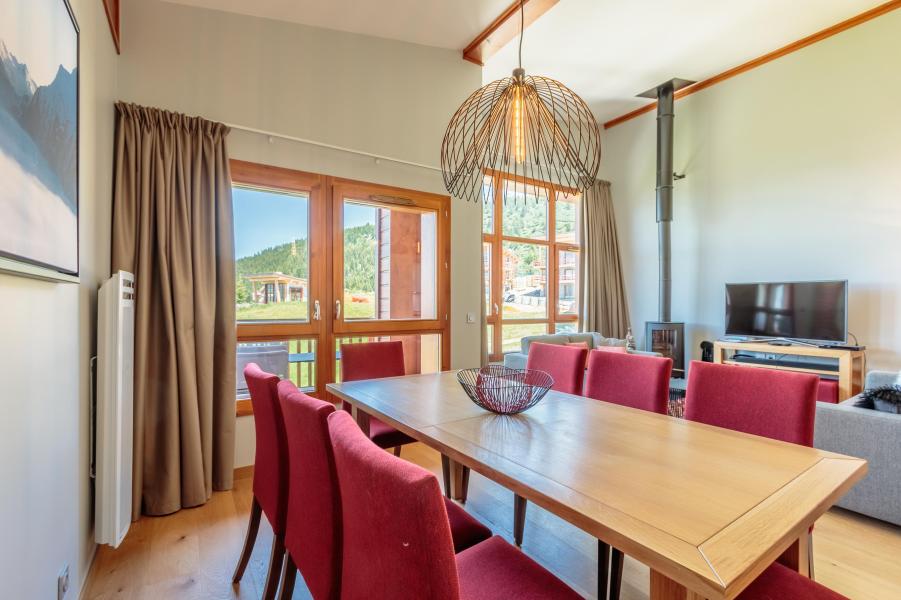 Ski verhuur Appartement 5 kamers 8 personen (704) - Résidence les Monarques - Les Arcs - Woonkamer