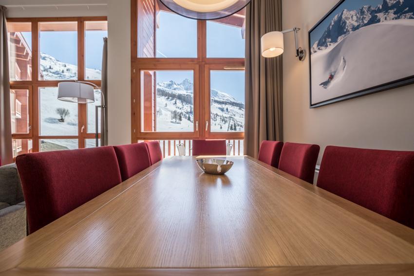 Location au ski Appartement 5 pièces 7-9 personnes (501) - Résidence les Monarques - Les Arcs - Table