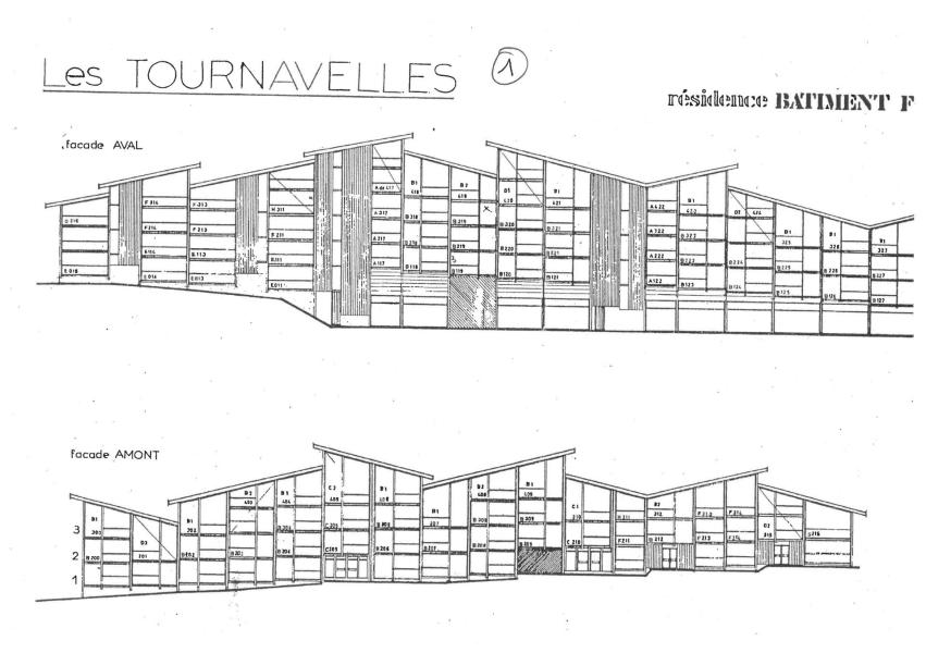 Skiverleih Résidence les Tournavelles - Les Arcs - Plan