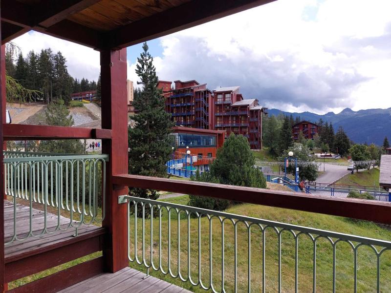 Wynajem na narty Apartament 2 pokojowy 5 osób (1124) - Résidence les Tournavelles - Les Arcs - Taras