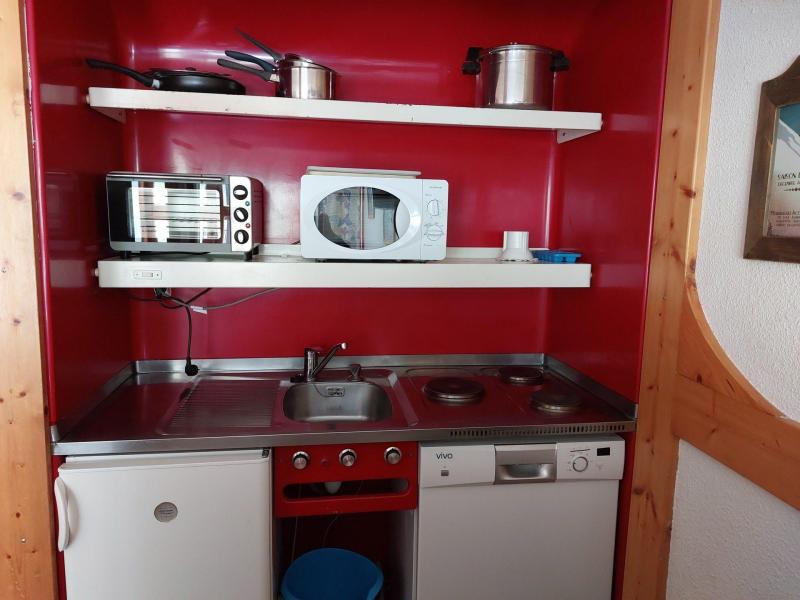 Ski verhuur Appartement 2 kamers 5 personen (207) - Résidence les Tournavelles - Les Arcs - Keukenblok