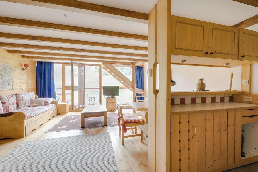 Ski verhuur Appartement 3 kamers 8 personen (302) - Résidence les Tournavelles - Les Arcs - Woonkamer