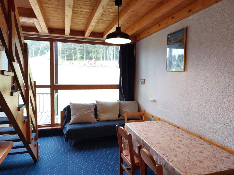 Ski verhuur Appartement duplex 4 kamers 10 personen (1307) - Résidence les Tournavelles - Les Arcs - Woonkamer