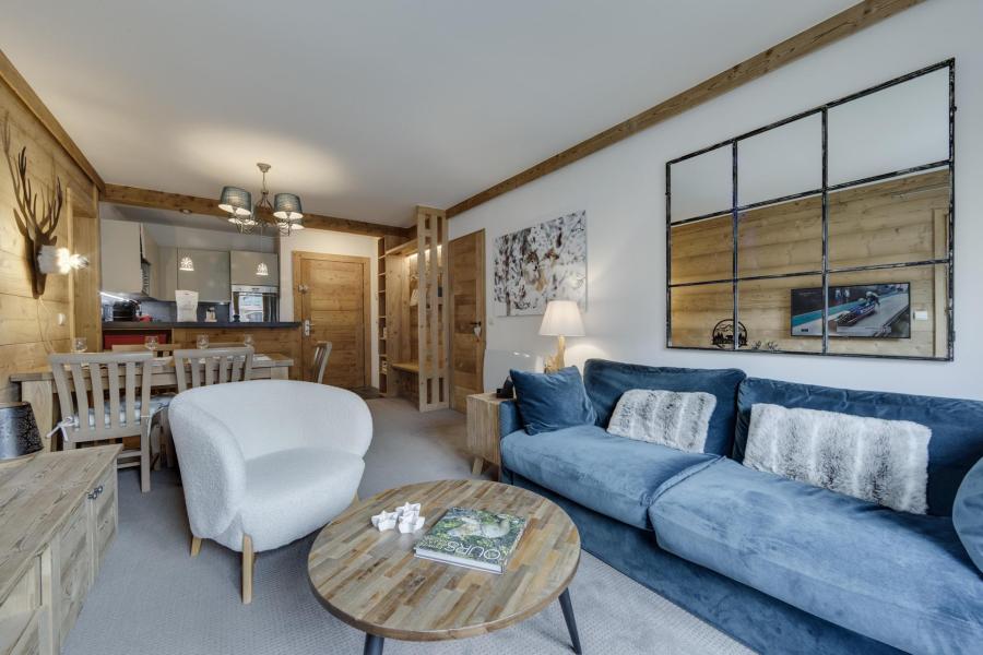 Ski verhuur Appartement 3 kamers 6 personen (265) - Résidence Manoir Savoie - Les Arcs - Woonkamer