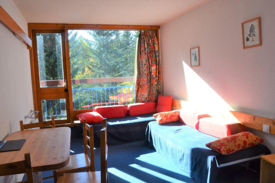 Rent in ski resort Studio sleeping corner 4 people (403) - Résidence Miravidi - Les Arcs - Living room