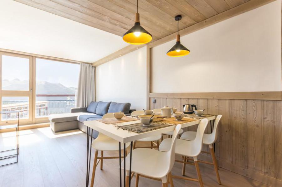 Ski verhuur Appartement 2 kabine kamers 6 personen (1244) - Résidence Nova 2 - Les Arcs - Woonkamer