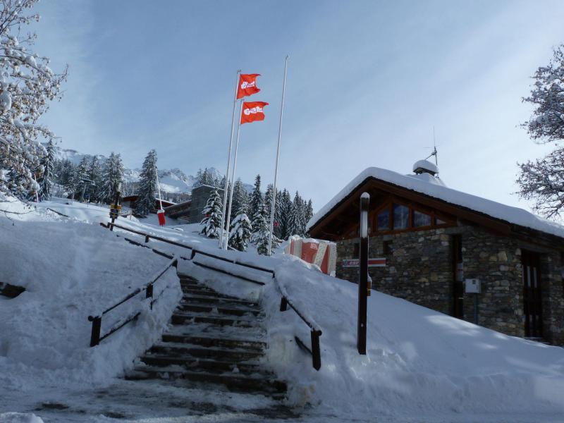 Аренда на лыжном курорте Апартаменты 2 комнат 6 чел. (164) - Résidence Nova - Les Arcs - зимой под открытым небом