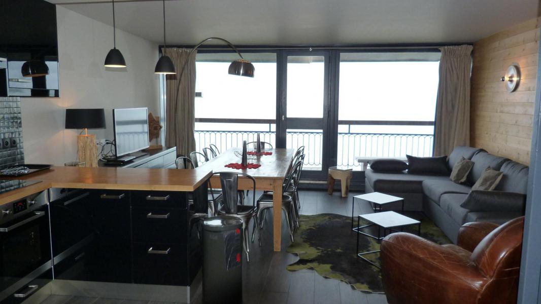 Ski verhuur Appartement 4 kamers 8 personen (516) - Résidence Nova - Les Arcs - Woonkamer