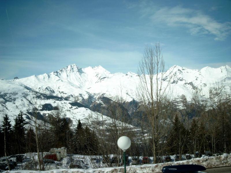 Location au ski Studio 3 personnes (002) - Résidence Pierra Menta - Les Arcs - Extérieur hiver
