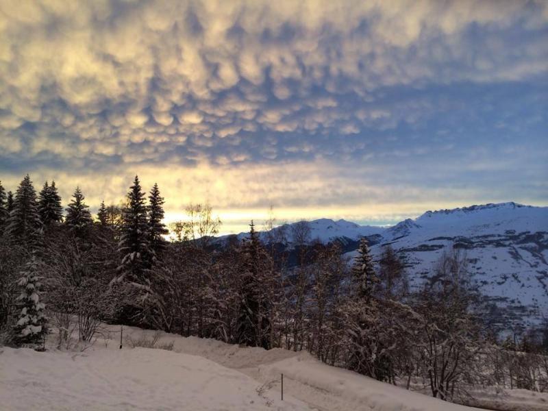 Location au ski Studio coin montagne 5 personnes (528) - Résidence Pierra Menta - Les Arcs - Extérieur hiver