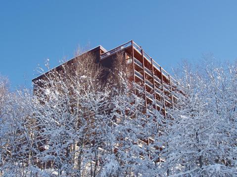 Vacances en montagne Résidence Pierra Menta - Les Arcs - Extérieur hiver