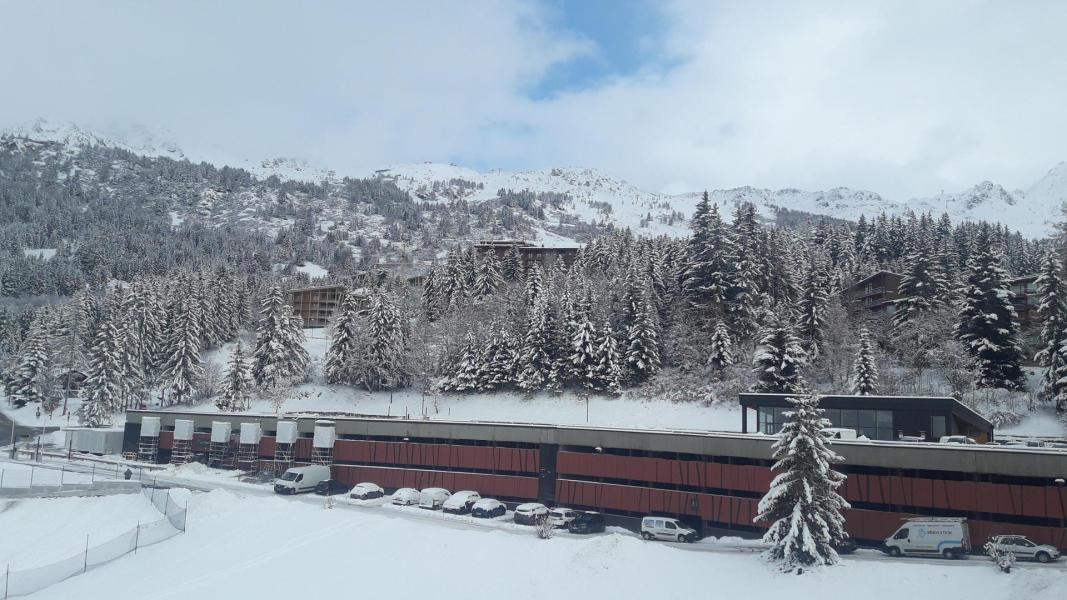 Location au ski Studio coin montagne 5 personnes (1017) - Résidence Pierra Menta - Les Arcs - Extérieur hiver