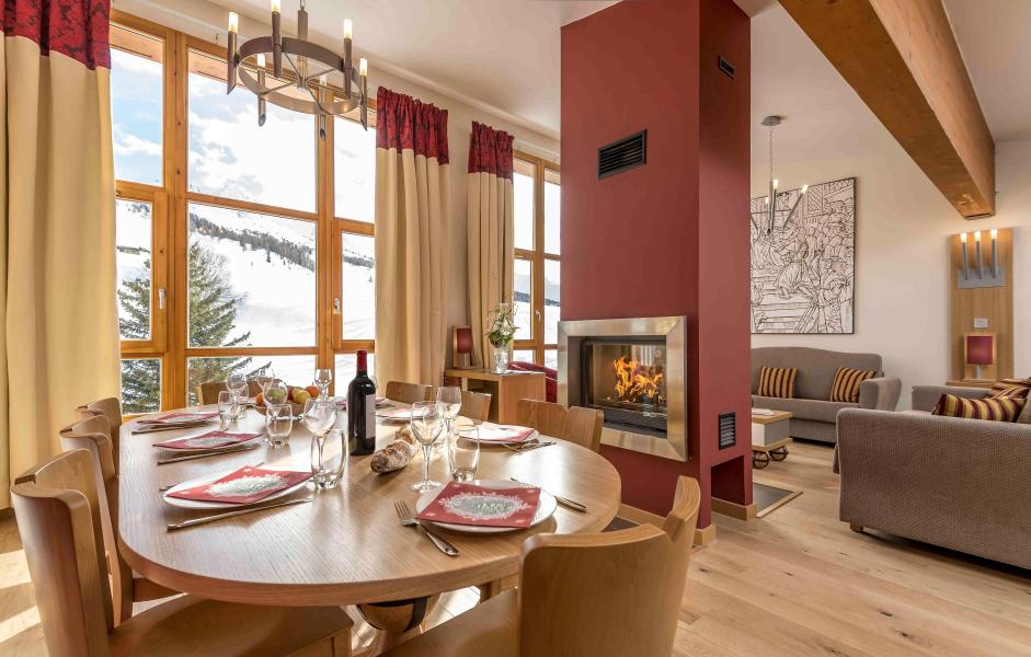 Location au ski Résidence Prestige Edenarc - Les Arcs - Coin repas
