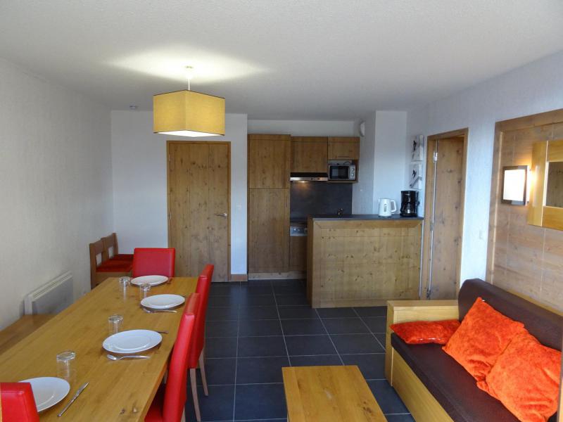 Skiverleih 3-Zimmer-Berghütte für 8 Personen (254) - Résidence Roc Belle Face C - Les Arcs - Wohnzimmer