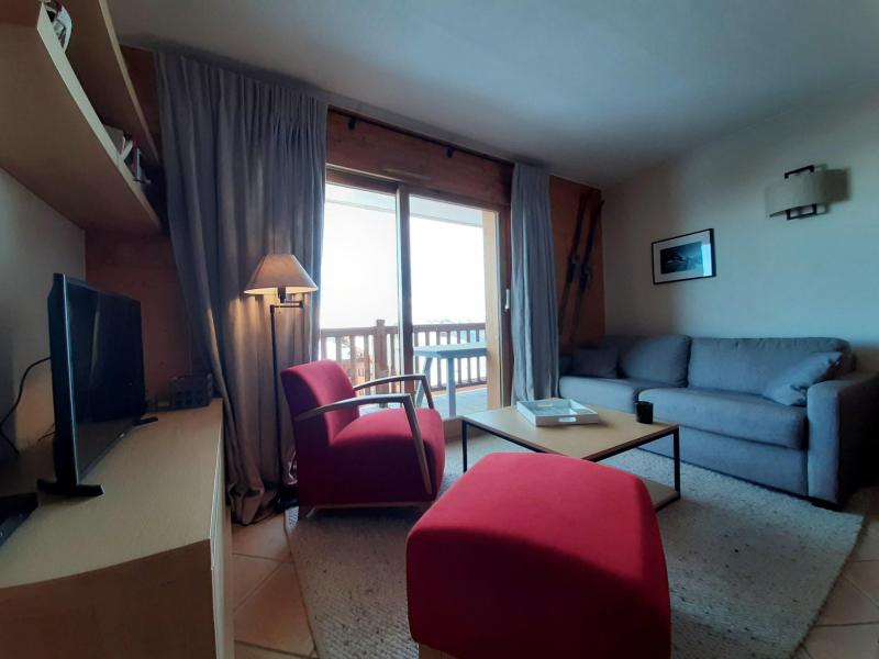 Rent in ski resort 3 room apartment 6 people (C3) - Résidence Saint Bernard - Les Arcs - Living room