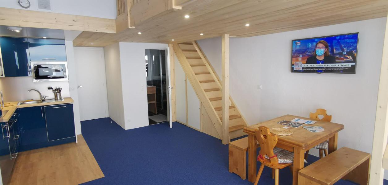 Skiverleih 2-Zimmer-Appartment für 5 Personen (1200) - Résidence Tournavelles 2 - Les Arcs - Wohnzimmer