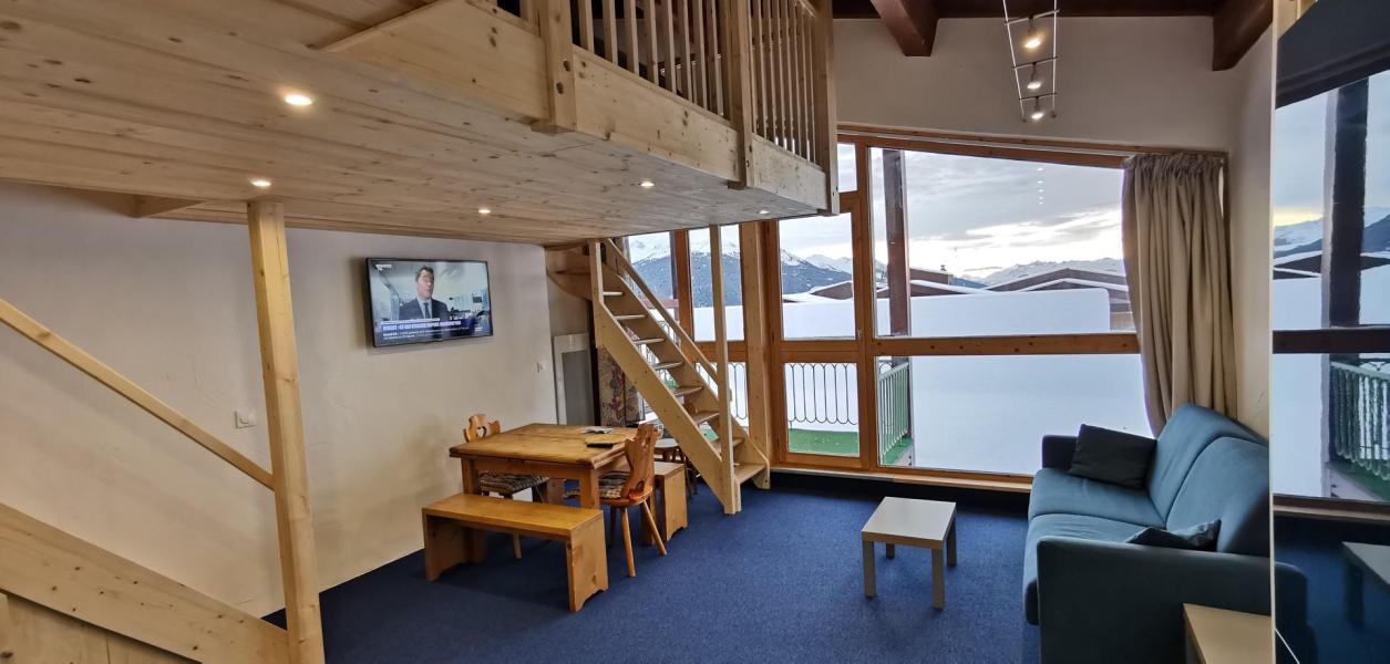 Skiverleih 2-Zimmer-Appartment für 5 Personen (1200) - Résidence Tournavelles 2 - Les Arcs - Wohnzimmer