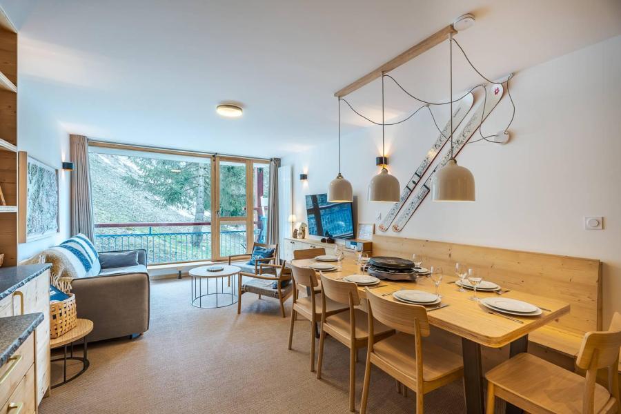 Ski verhuur Appartement 4 kamers bergnis 8 personen (25) - Résidence Vaugella - Les Arcs - Woonkamer