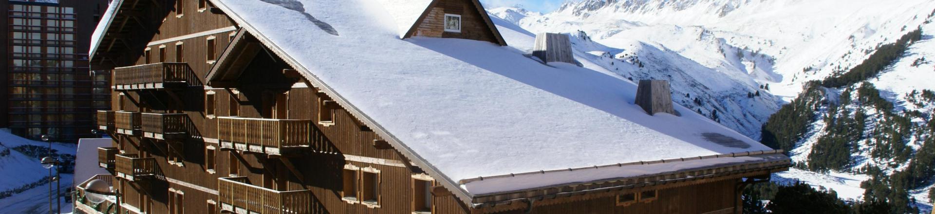 Аренда на лыжном курорте Chalet Altitude - Les Arcs - зимой под открытым небом