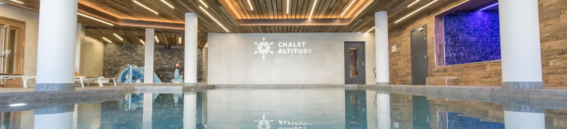 Rent in ski resort Chalet Altitude - Les Arcs - Swimming pool