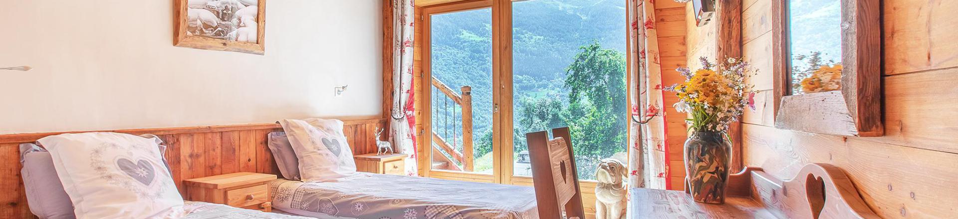 Rent in ski resort Chalet Farmhouse - Les Arcs - Bedroom