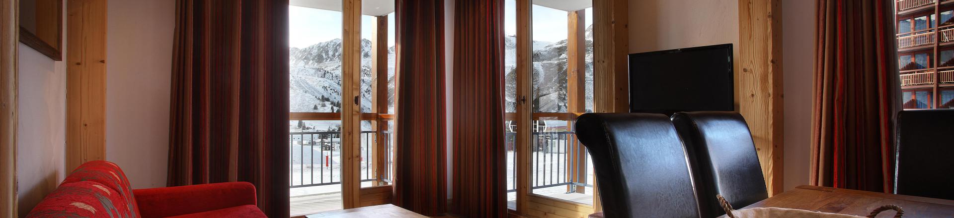 Rent in ski resort Résidence Chalet des Neiges Cîme des Arcs - Les Arcs - Living room