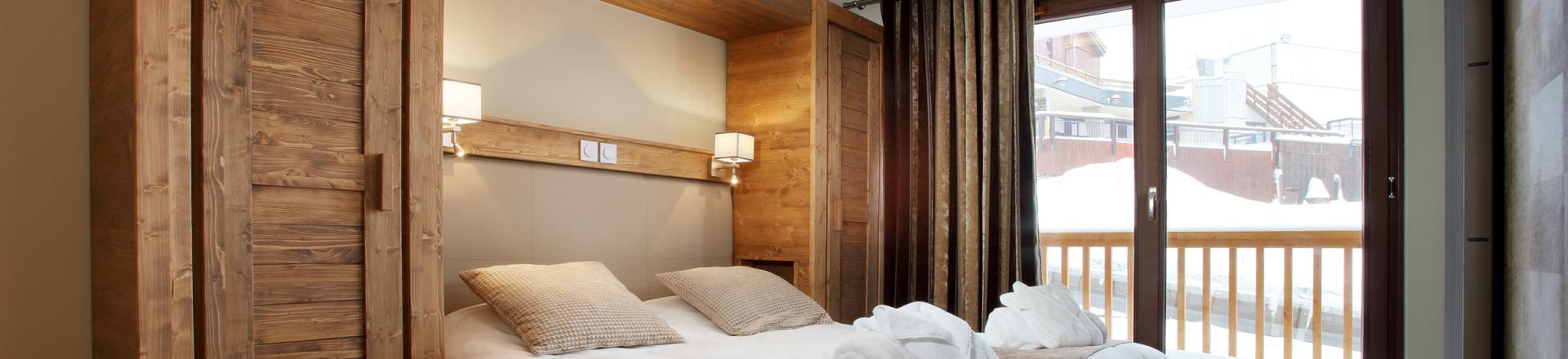 Rent in ski resort Résidence Chalet des Neiges la Source des Arcs - Les Arcs - Bedroom