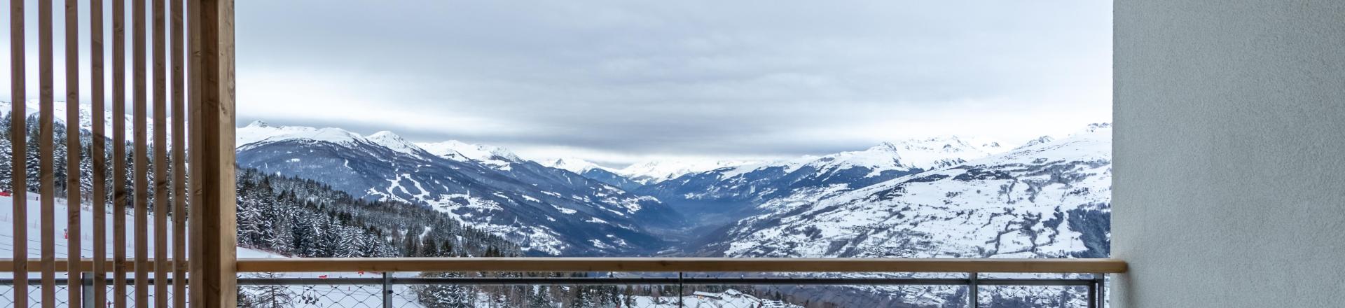 Skiverleih 3-Zimmer-Appartment für 6 Personen (504) - Résidence le Ridge - Les Arcs - Balkon