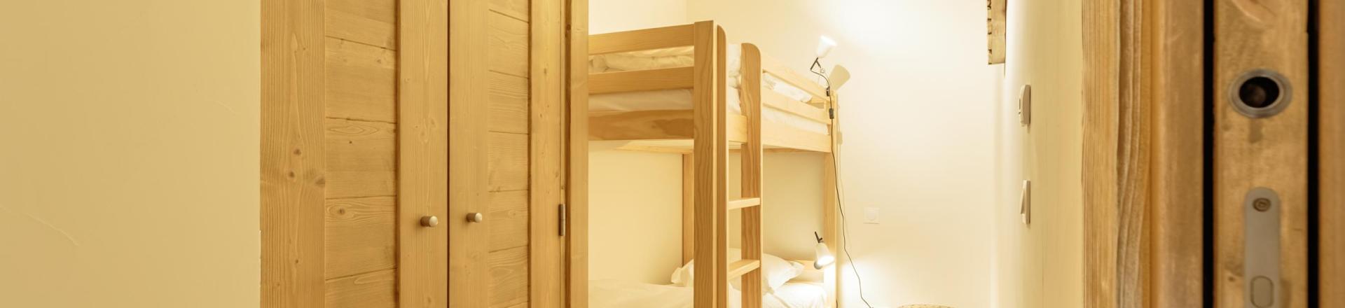 Skiverleih 4-Zimmer-Appartment für 10 Personen (110) - Résidence le Ridge - Les Arcs - Schlafzimmer