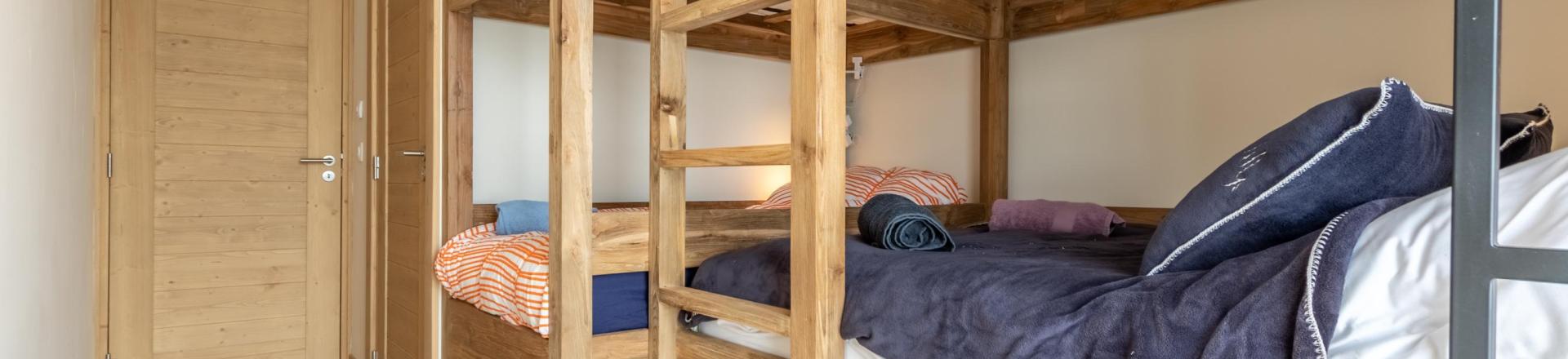 Skiverleih 4-Zimmer-Appartment für 10 Personen (402) - Résidence le Ridge - Les Arcs - Schlafzimmer