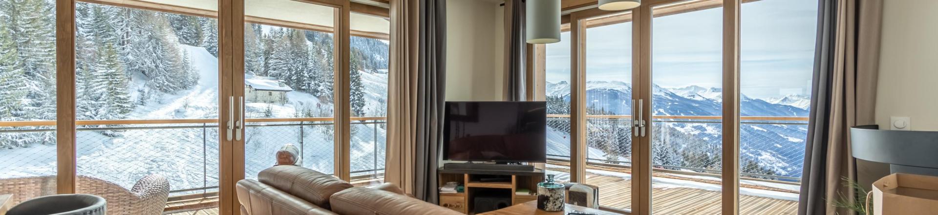 Skiverleih 4-Zimmer-Appartment für 10 Personen (402) - Résidence le Ridge - Les Arcs - Wohnzimmer