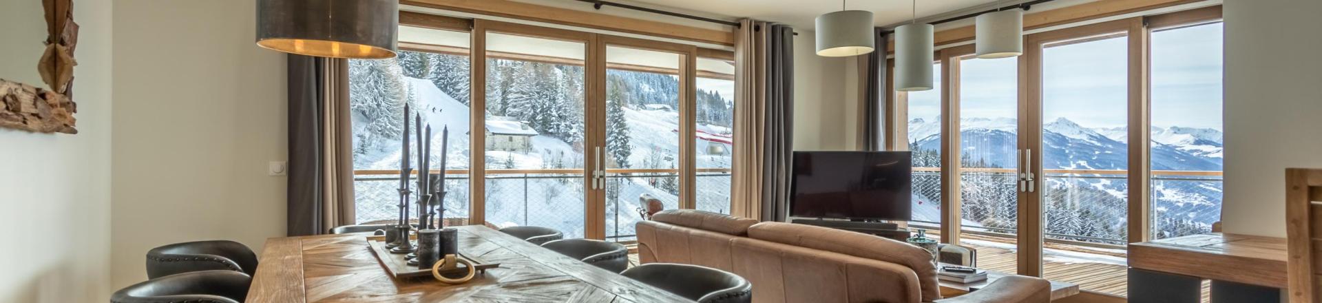 Skiverleih 4-Zimmer-Appartment für 10 Personen (402) - Résidence le Ridge - Les Arcs - Wohnzimmer